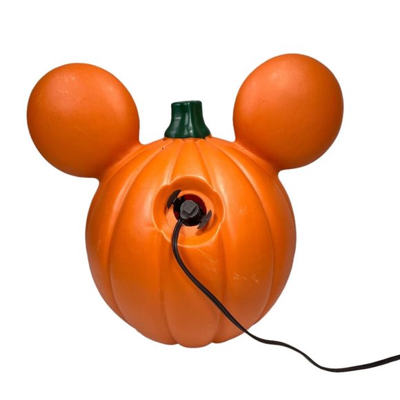 Halloween Blow Mold Mickey Mouse Pumpkin Jack O Lantern- NO Bulb - Picture 4 of 8